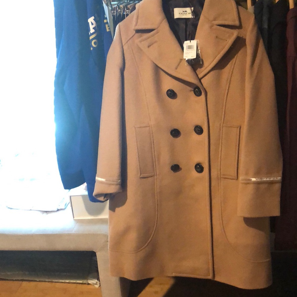 Coach tailored wool coat.